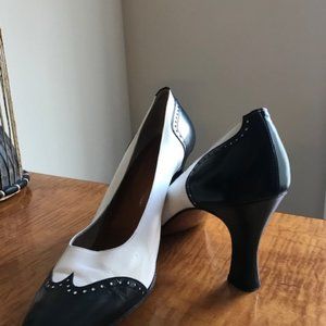 Spectators (Blue and White) Italian designer shoes